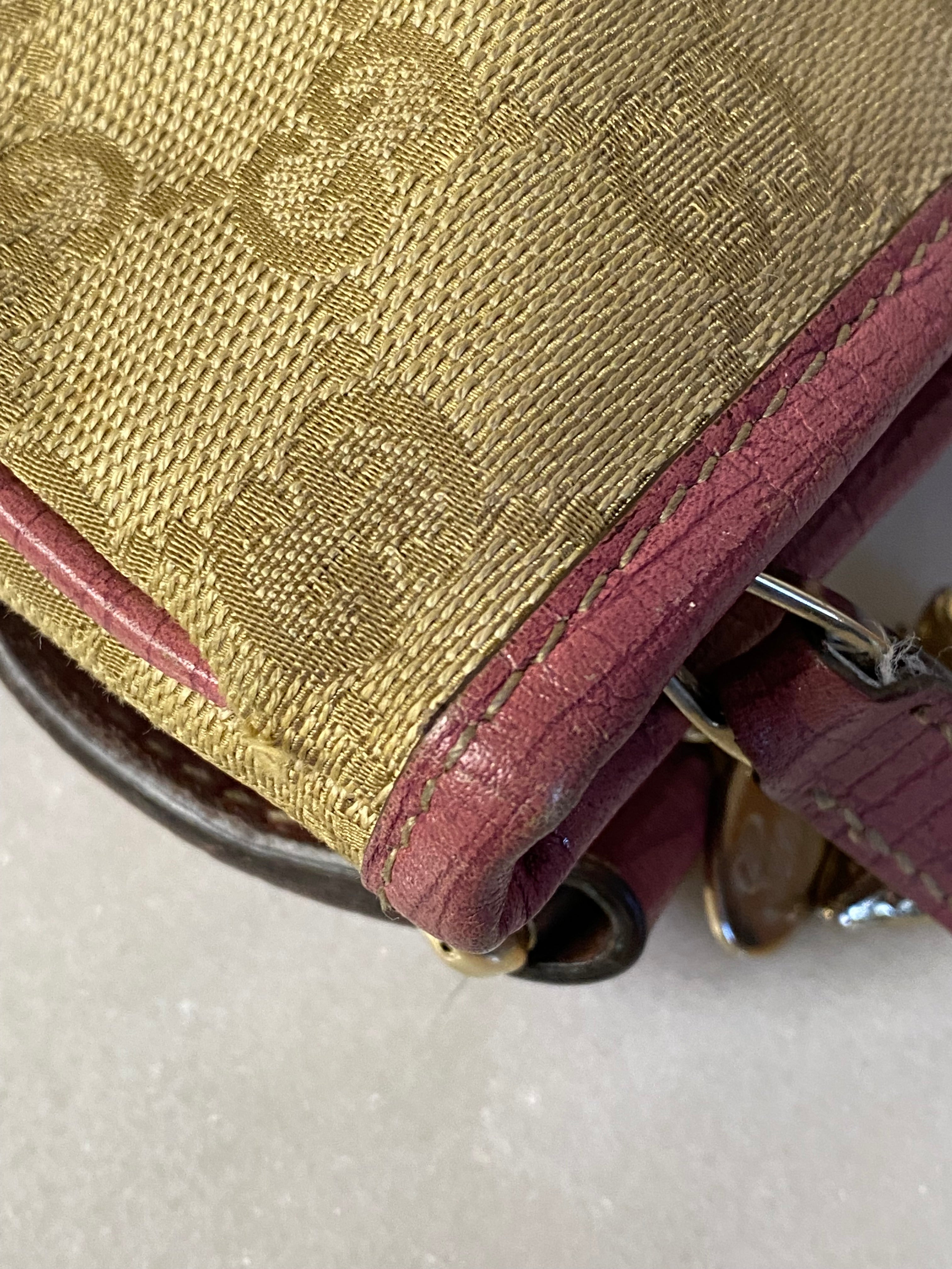 Gucci Bicolor GG Crossbody Bag W/ Bag Charm-handbag-Gucci-The Closet Egypt