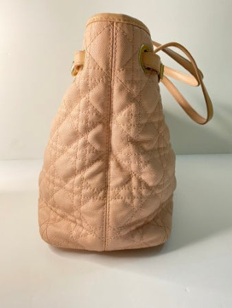 Christian Dior Pink Cannage Panarea Tote Bag