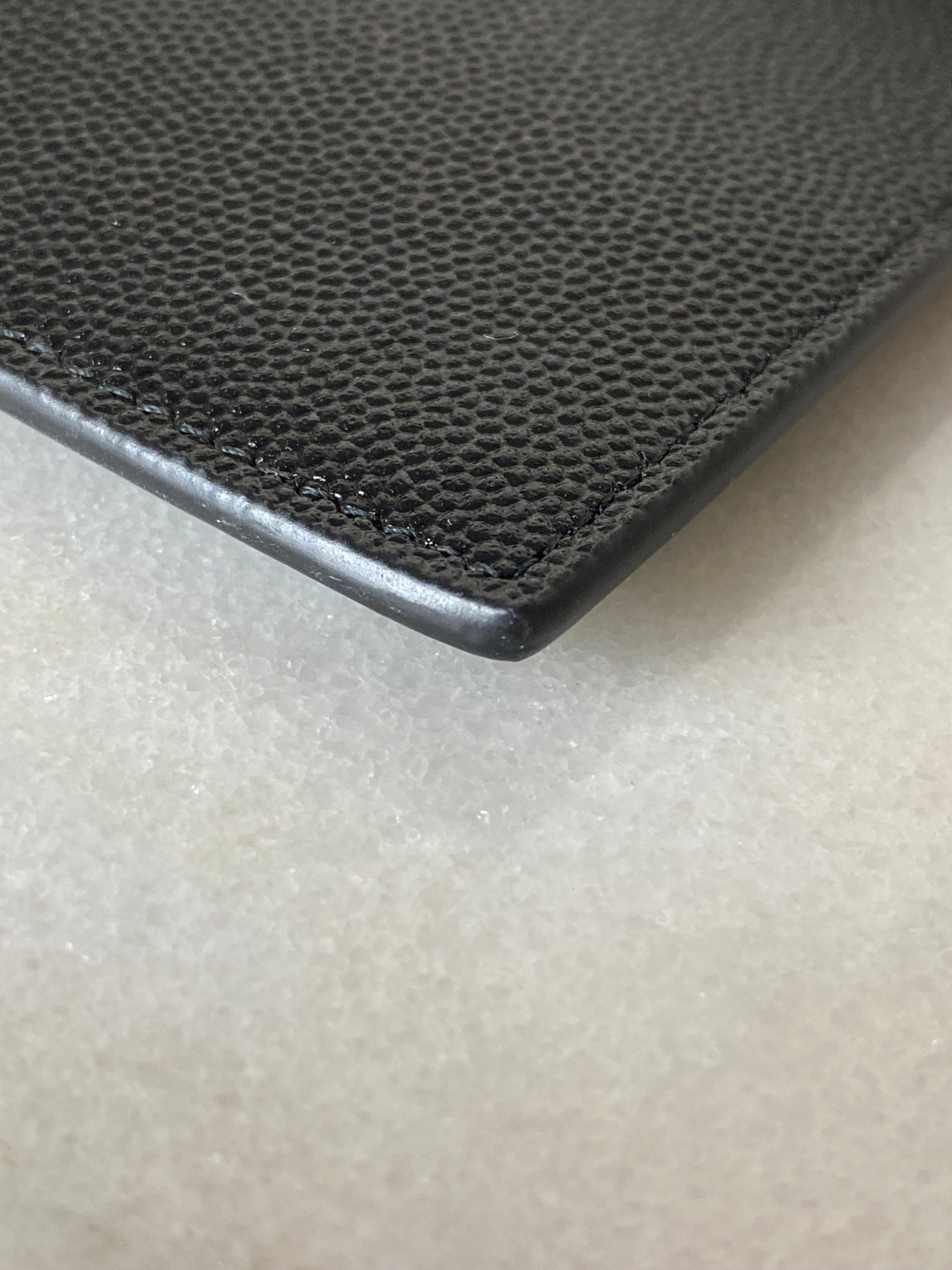 YSL Black Uptown Pouch