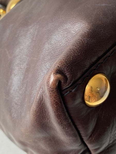 Gucci Brown Babouska Shoulder Bag-handbag-Gucci-The Closet Egypt