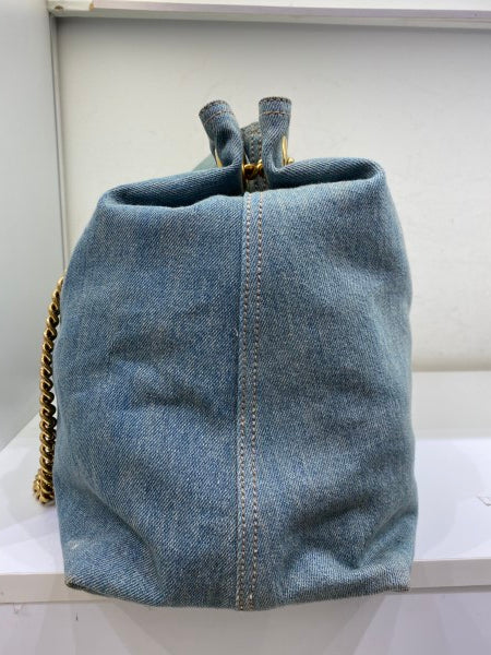 Gucci Blue Denim Soho Shoulder Bag-handbag-Gucci-The Closet Egypt