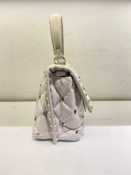 Valentino White VLTN Spike Rockstud Bag-handbag-Valentino-The Closet Egypt