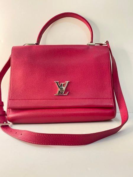 Louis Vuitton Fushia Lockme Bag-handbag-Louis Vuitton-The Closet Egypt
