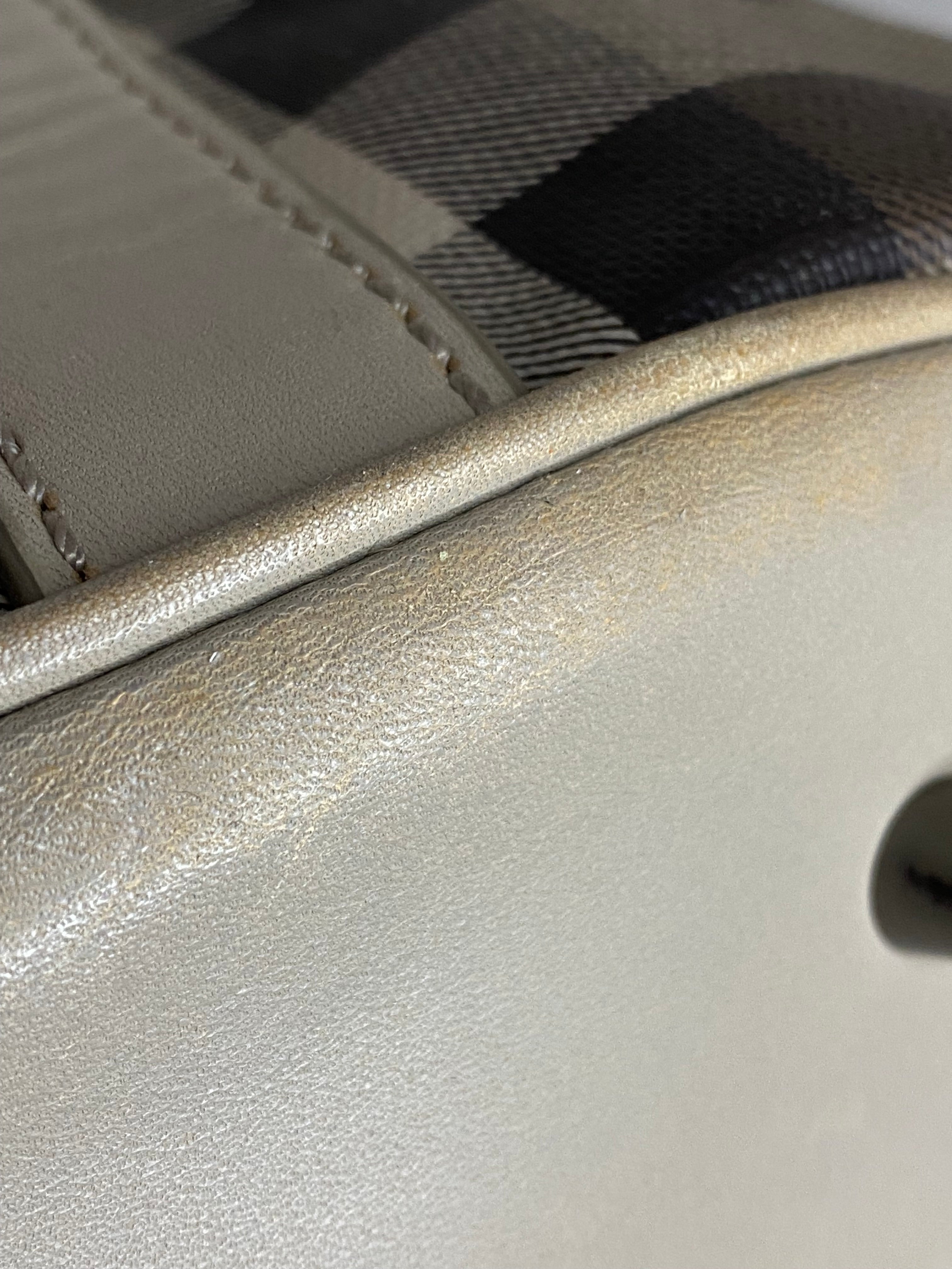 Burberry Smoked Beige Check Shoulder Bag-handbag-Burberry-The Closet Egypt