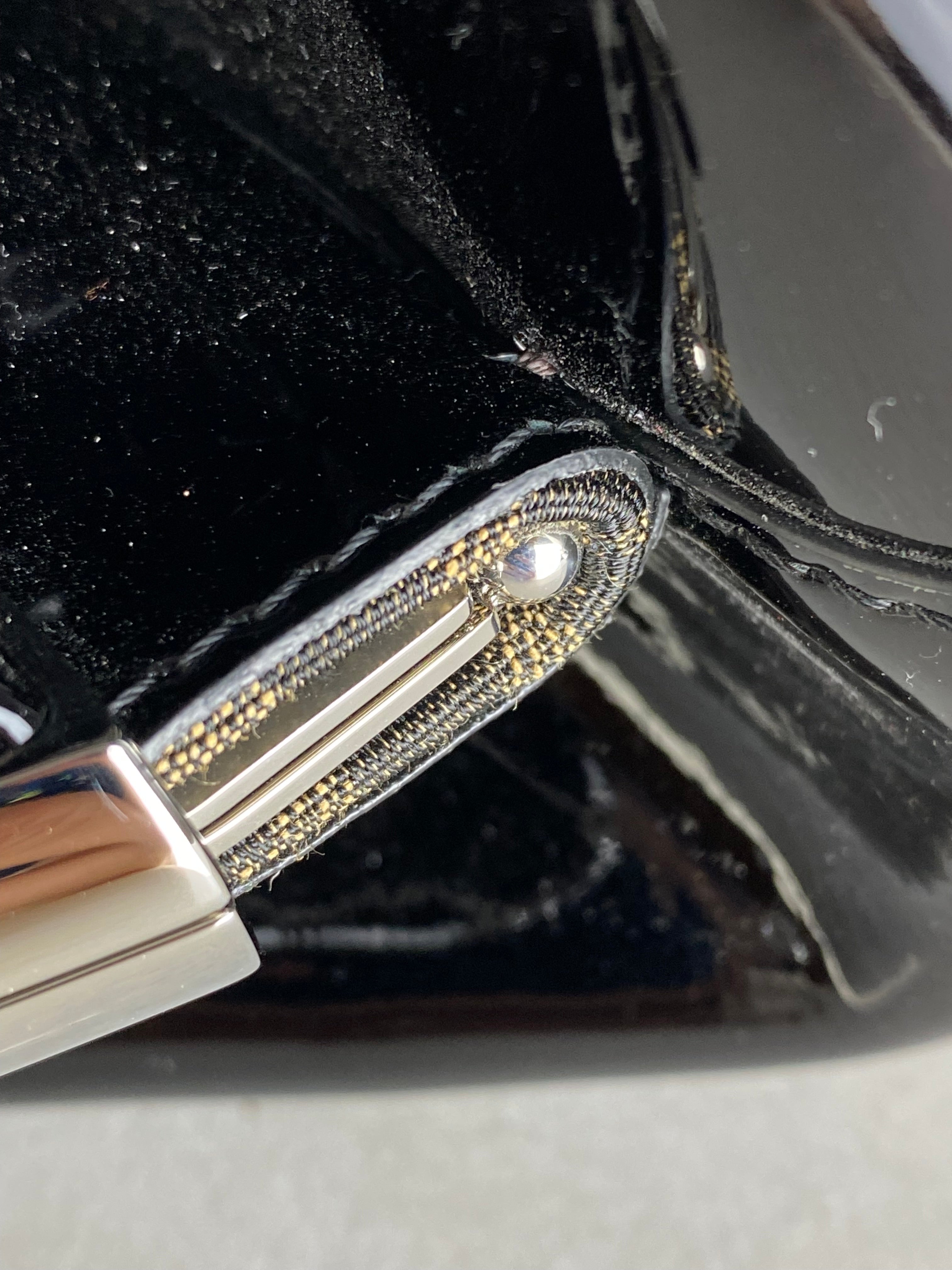 Fendi Black FF Vernis Midi First FF Clutch Bag-Clutch Bag-Fendi-The Closet Egypt