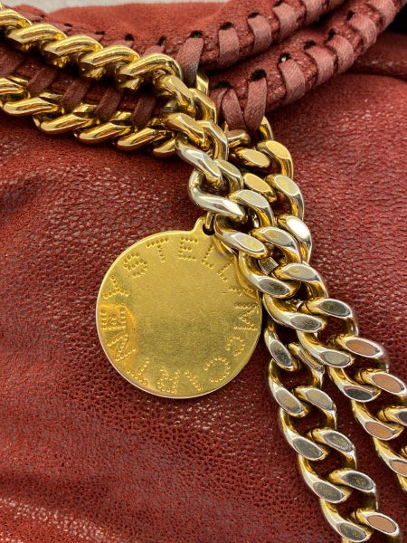 Stella Mccartney Dark Red Falabella Medium Bag-handbag-Stella Mccartney-The Closet Egypt