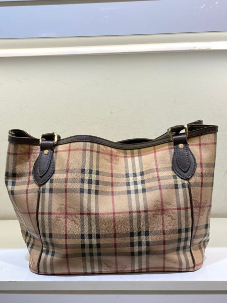 Burberry Brown Haymarket Shoulder Bag-handbag-Burberry-The Closet Egypt
