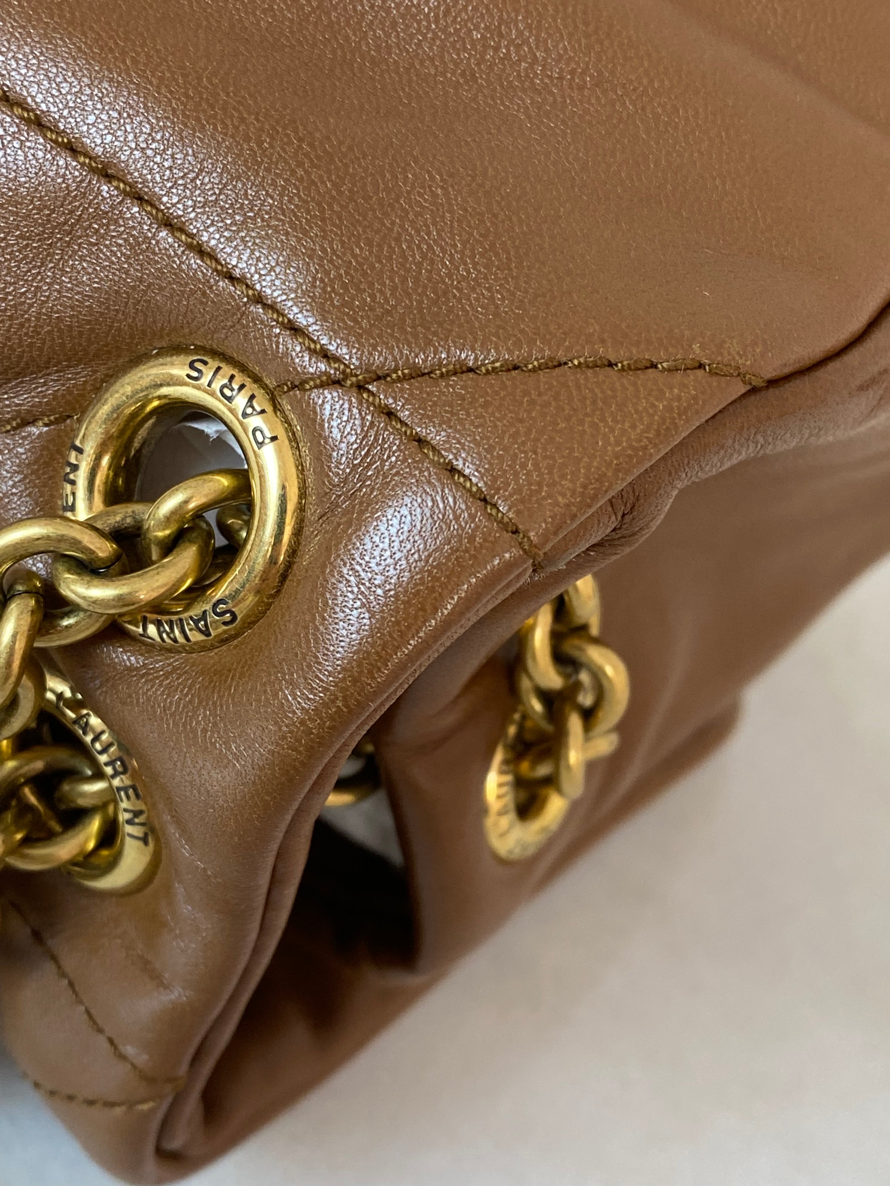 YSL Camel Mini Jamie Flap Shoulder Bag-handbag-YSL-The Closet Egypt