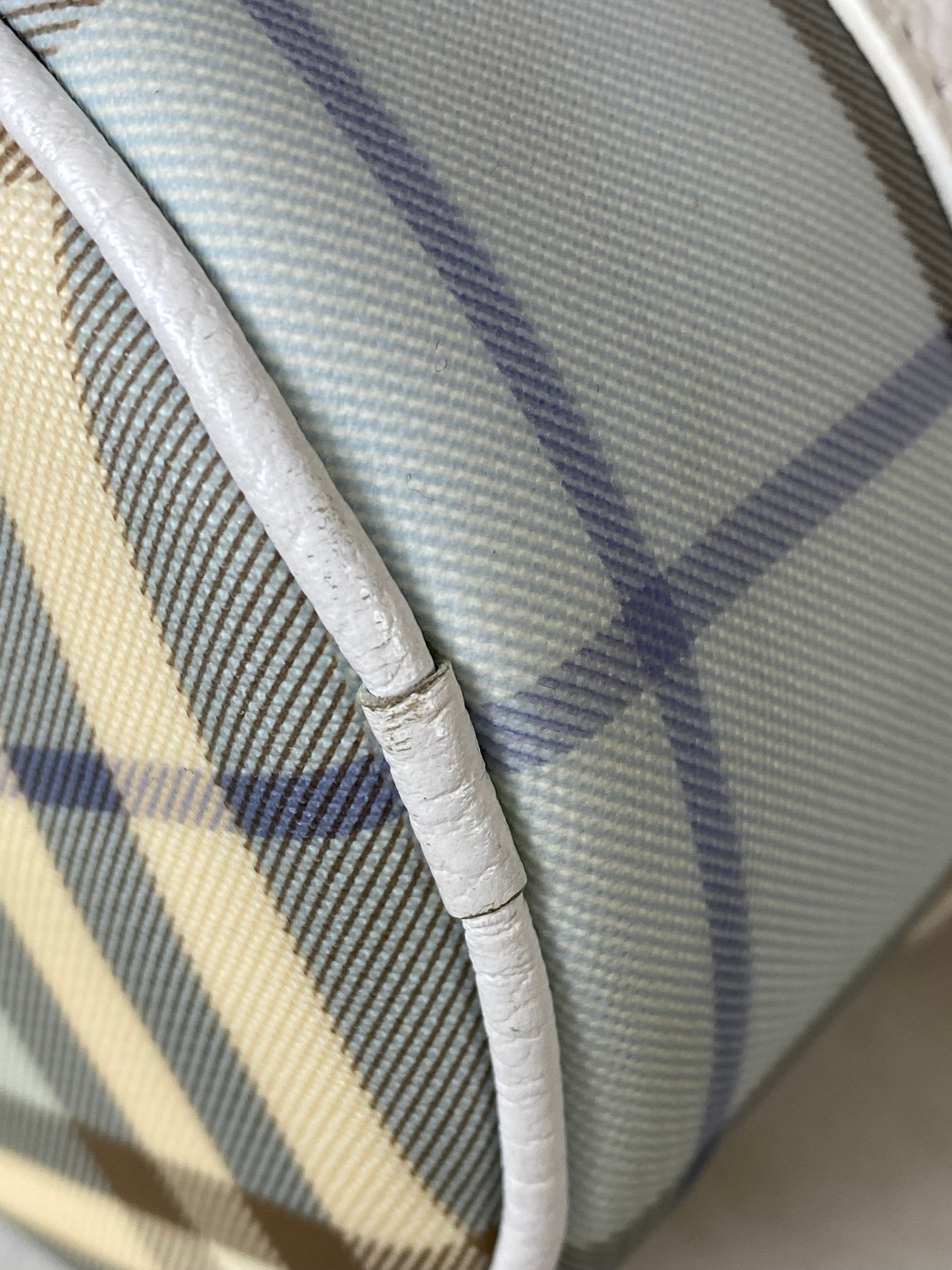 Burberry Bicolor Nova Check Papillon Lola Barrel Bag-handbag-Burberry-The Closet Egypt