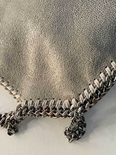 Stella Mccartney Grey Falabella Tiny Bag-handbag-Stella Mccartney-The Closet Egypt