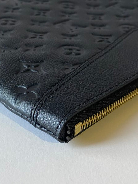 Louis Vuitton Black Monogram Empreinte Daily Pouch-Pouch-Louis Vuitton-The Closet Egypt