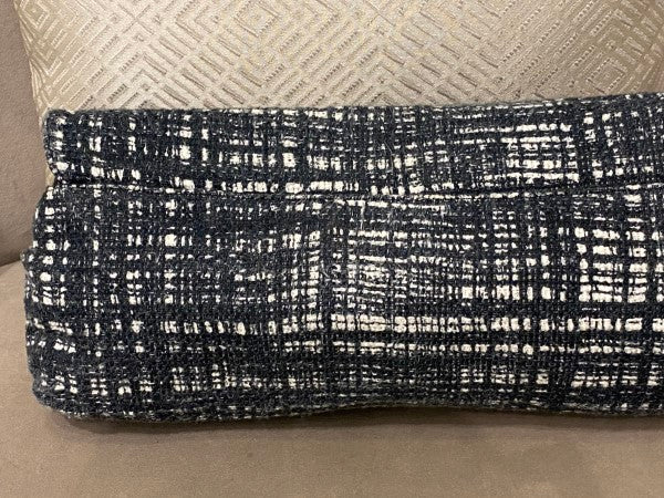 Prada Bicolor Tweed Turnlock Flap Clutch-Clutch-Prada-The Closet Egypt