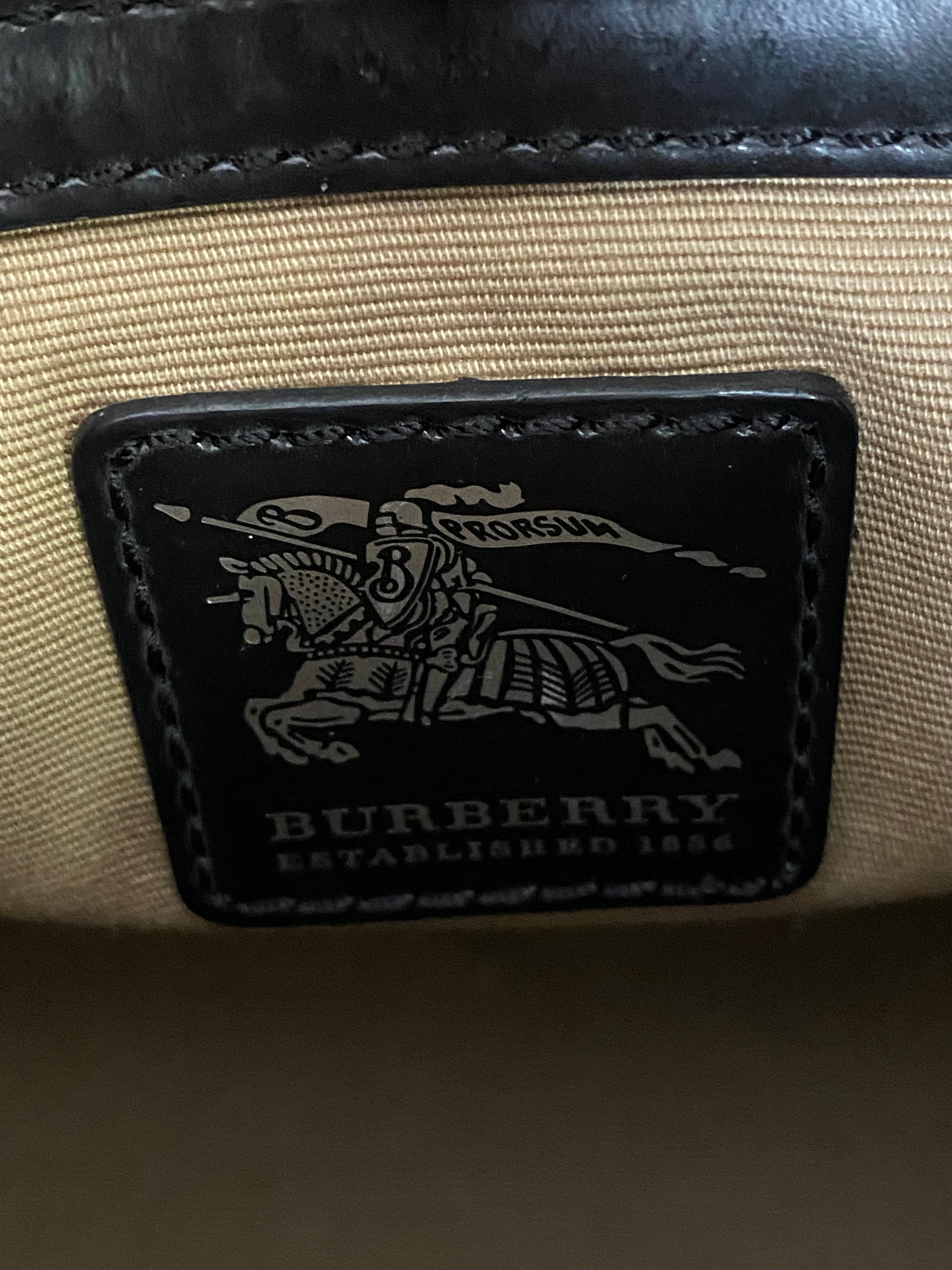 Burberry House Check Black Shoulder Bag-handbag-Burberry-The Closet Egypt
