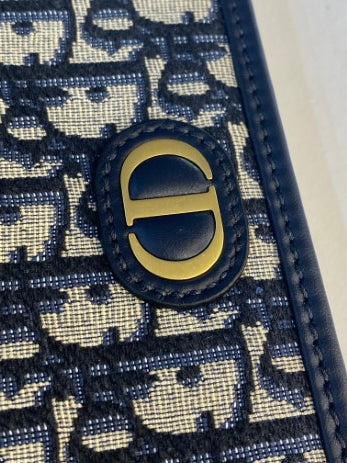 Christian Dior Blue Montaigne Pouch-Pouch-Christian Dior-The Closet Egypt