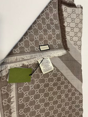 Gucci Light Brown GG Scarf-Scarf-Gucci-The Closet Egypt