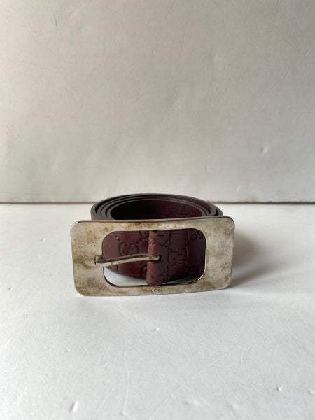 Gucci Brown GG Belt 42-Belt-Gucci-The Closet Egypt