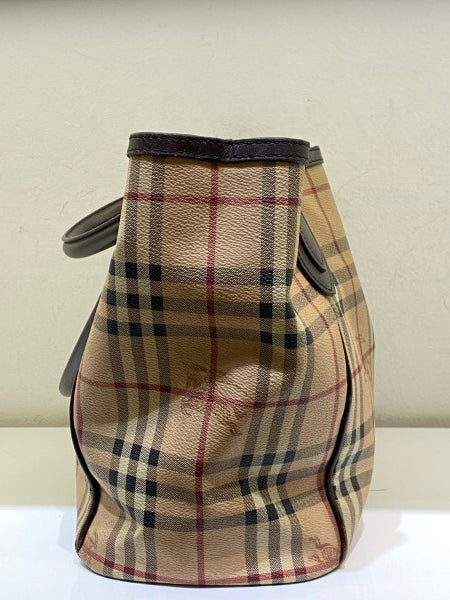 Burberry Brown Haymarket Shoulder Bag-handbag-Burberry-The Closet Egypt