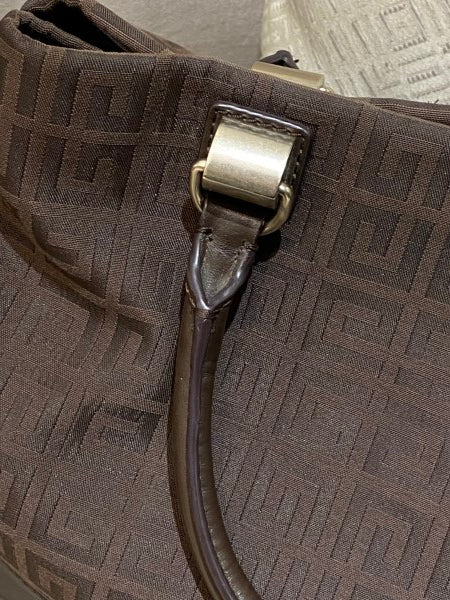 Givenchy Dark Brown Logo Tote Bag-handbag-Givenchy-The Closet Egypt