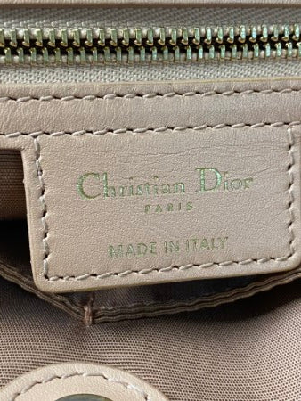 Christian Dior Pink Cannage Panarea Tote Bag
