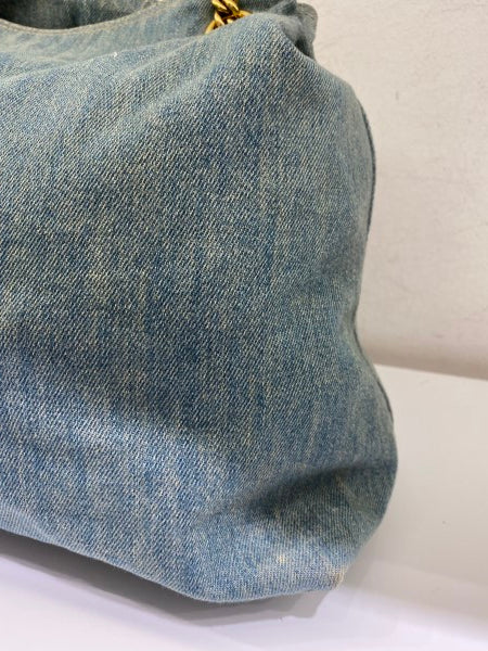 Gucci Blue Denim Soho Shoulder Bag-handbag-Gucci-The Closet Egypt