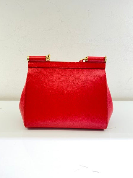 Dolce & Gabbana Red Sicily Small Bag-handbag-Dolce & Gabbana-The Closet Egypt