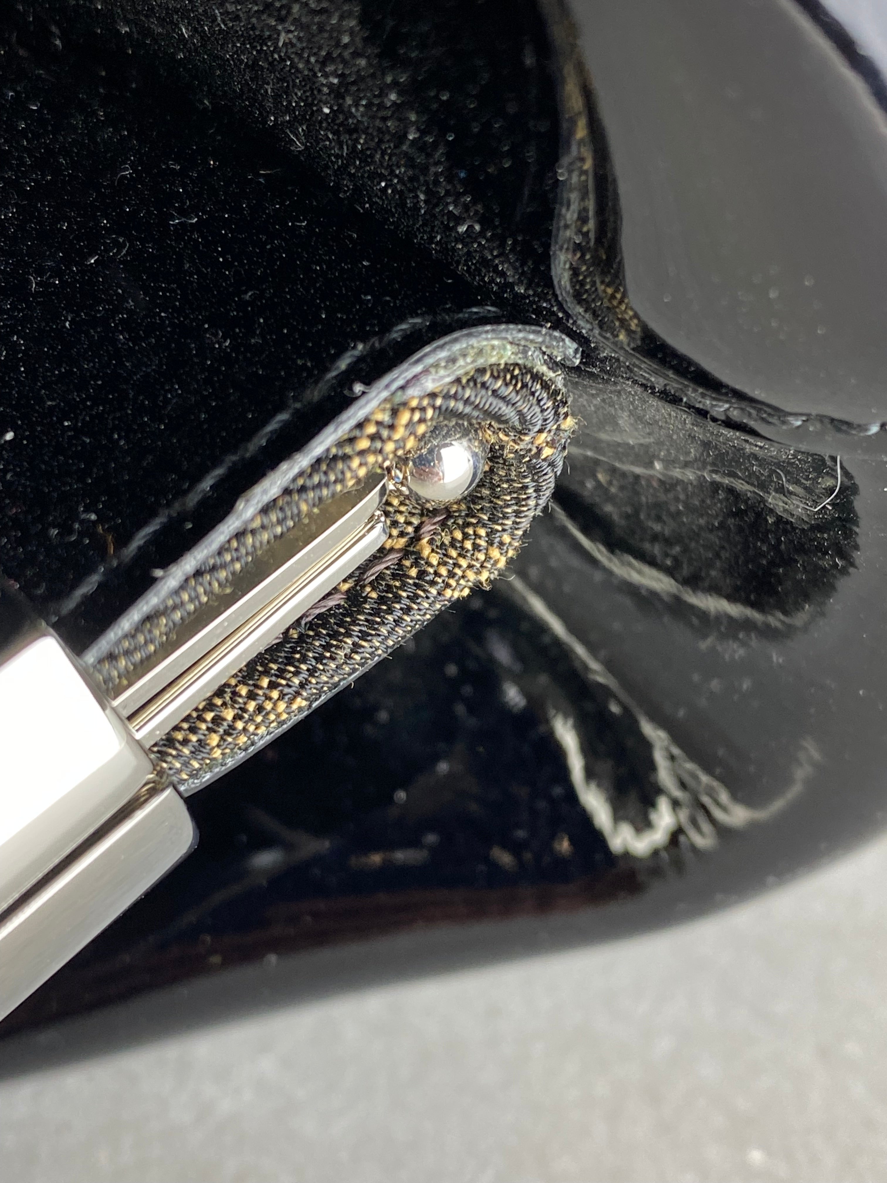 Fendi Black FF Vernis Midi First FF Clutch Bag-Clutch Bag-Fendi-The Closet Egypt