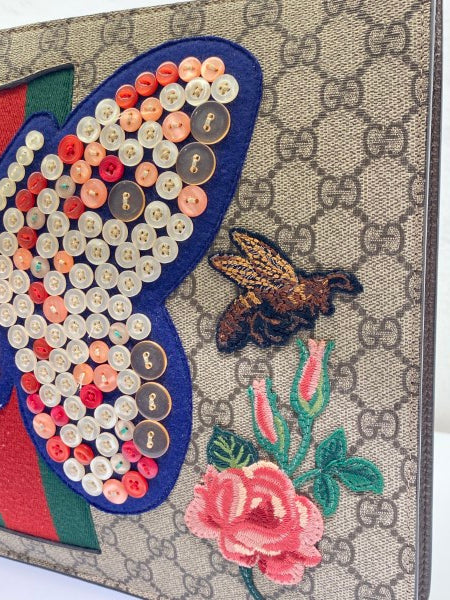 Gucci Multicolor GG Butterfly Pouch-Pouch-Gucci-The Closet Egypt