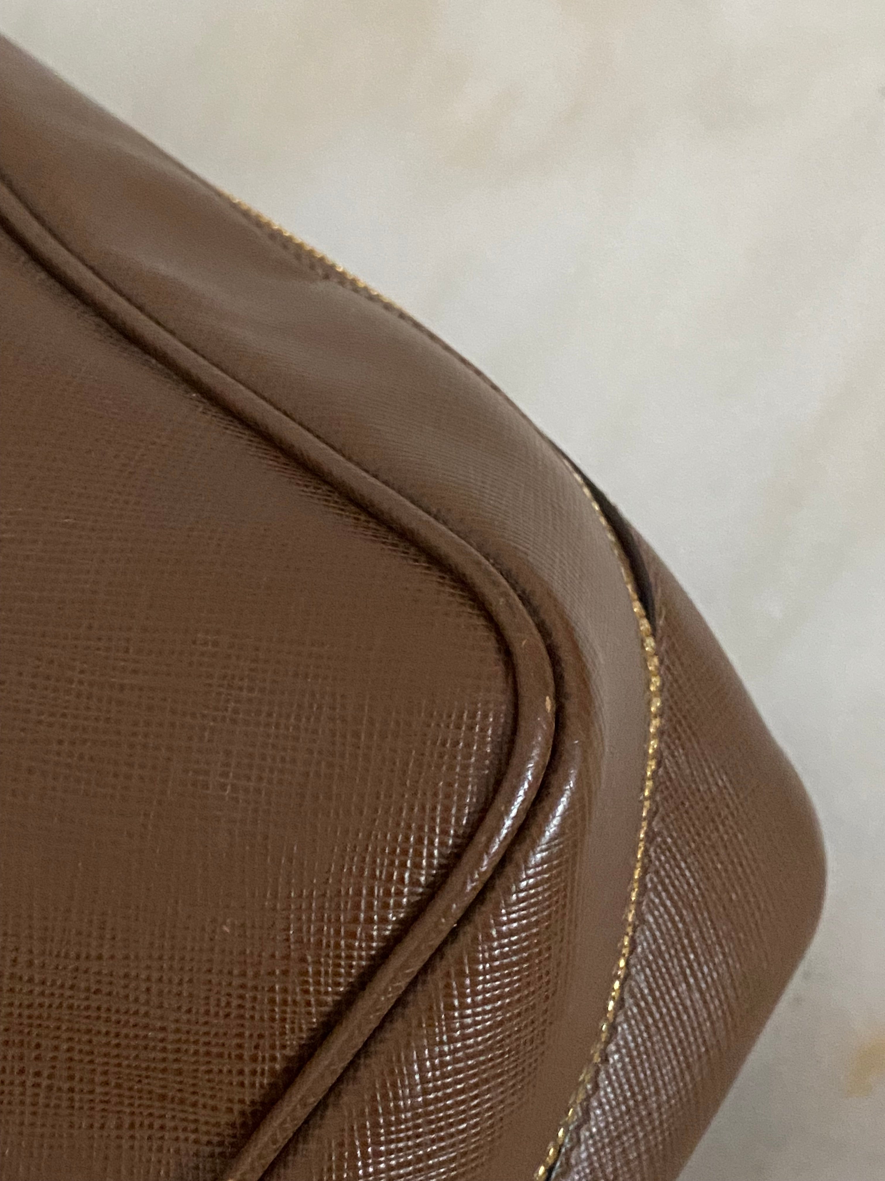 Prada Brown Bauletto Tote Bag-handbag-Prada-The Closet Egypt