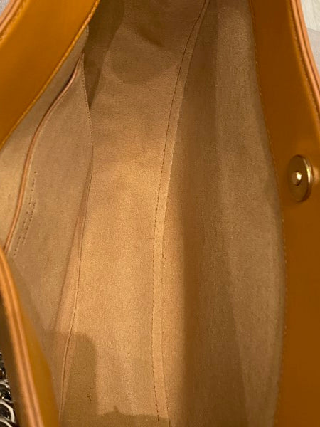 Stella Mccartney Caramel Frayme Crystal Chain Medium Bag-handbag-Stella Mccartney-The Closet Egypt