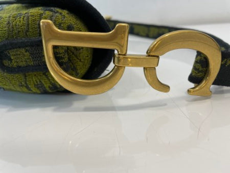 Christian Dior Green Saddle Medium Shoulder Bag-handbag-Christian Dior-The Closet Egypt