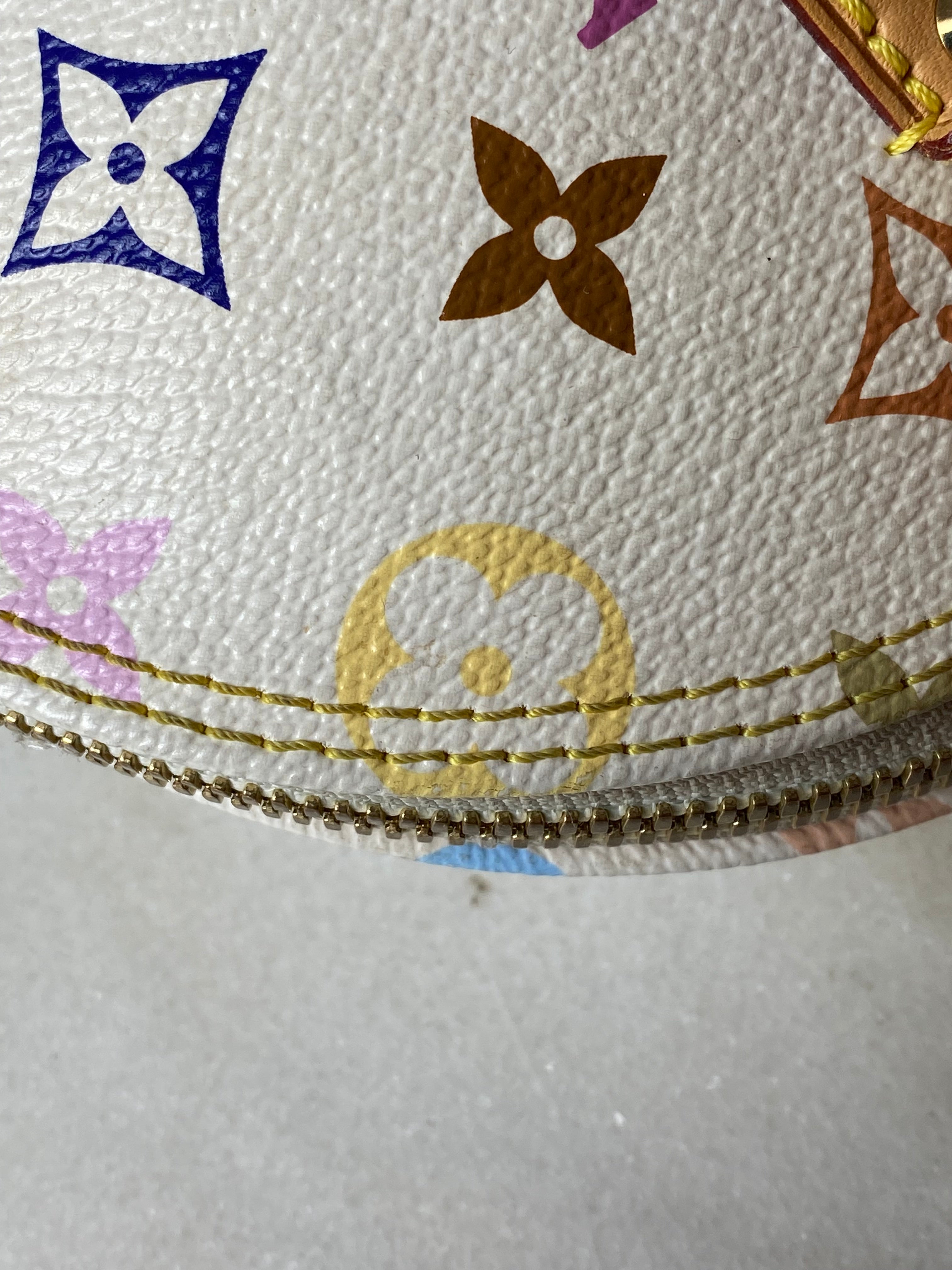 Louis Vuitton White Multicolored Monogram Alma MM Bag-handbag-Louis Vuitton-The Closet Egypt