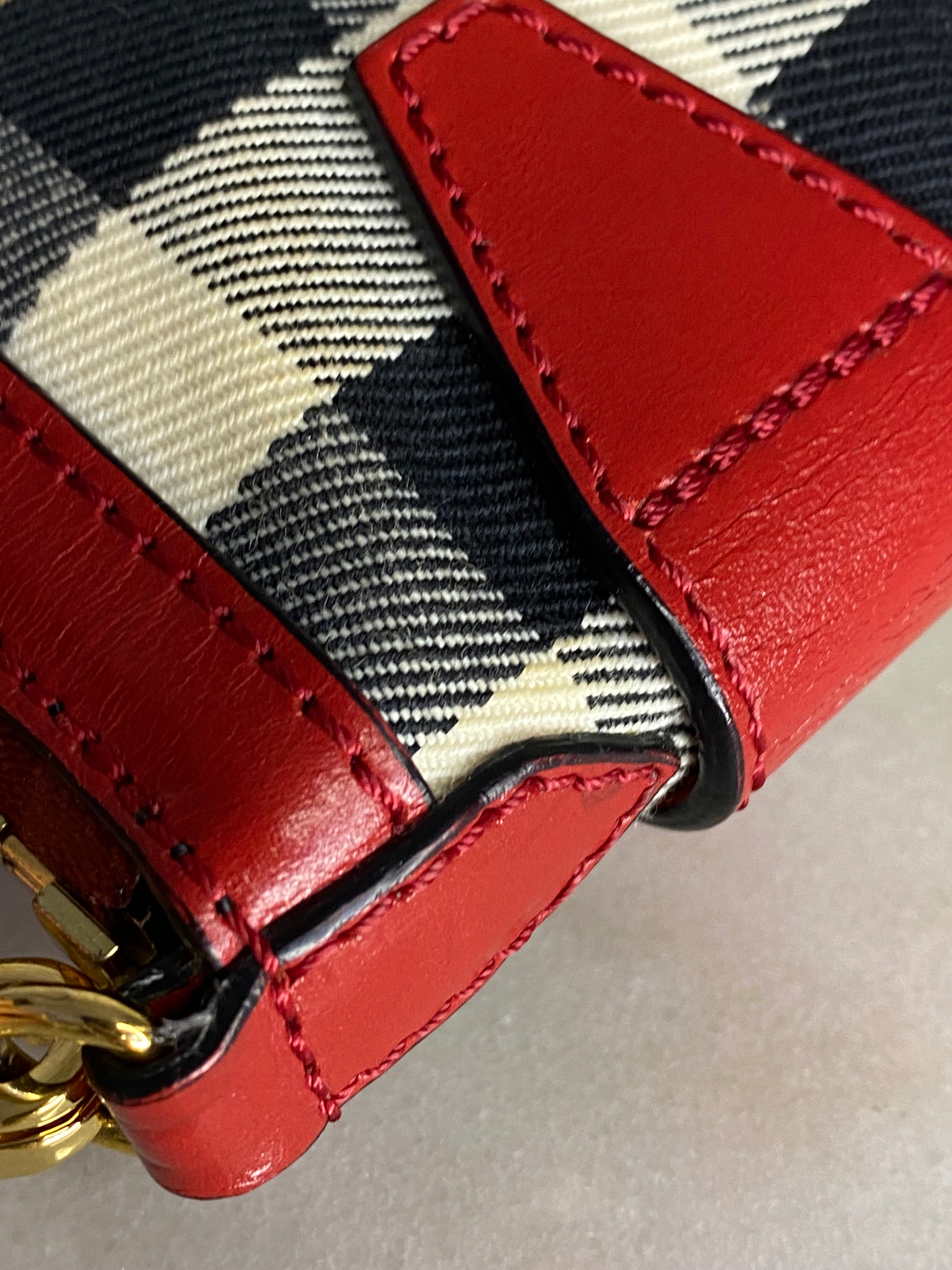 Burberry Bicolor Peyton Bridle House Check Crossbody Bag-handbag-Burberry-The Closet Egypt