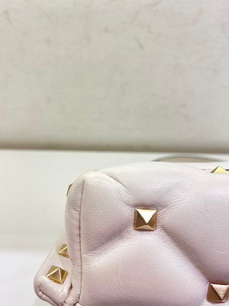 Valentino White VLTN Spike Rockstud Bag-handbag-Valentino-The Closet Egypt