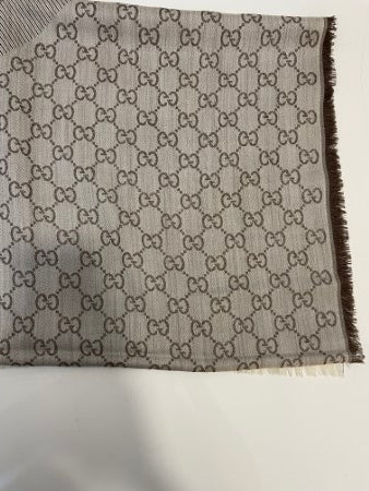 Gucci Light Brown GG Scarf-Scarf-Gucci-The Closet Egypt