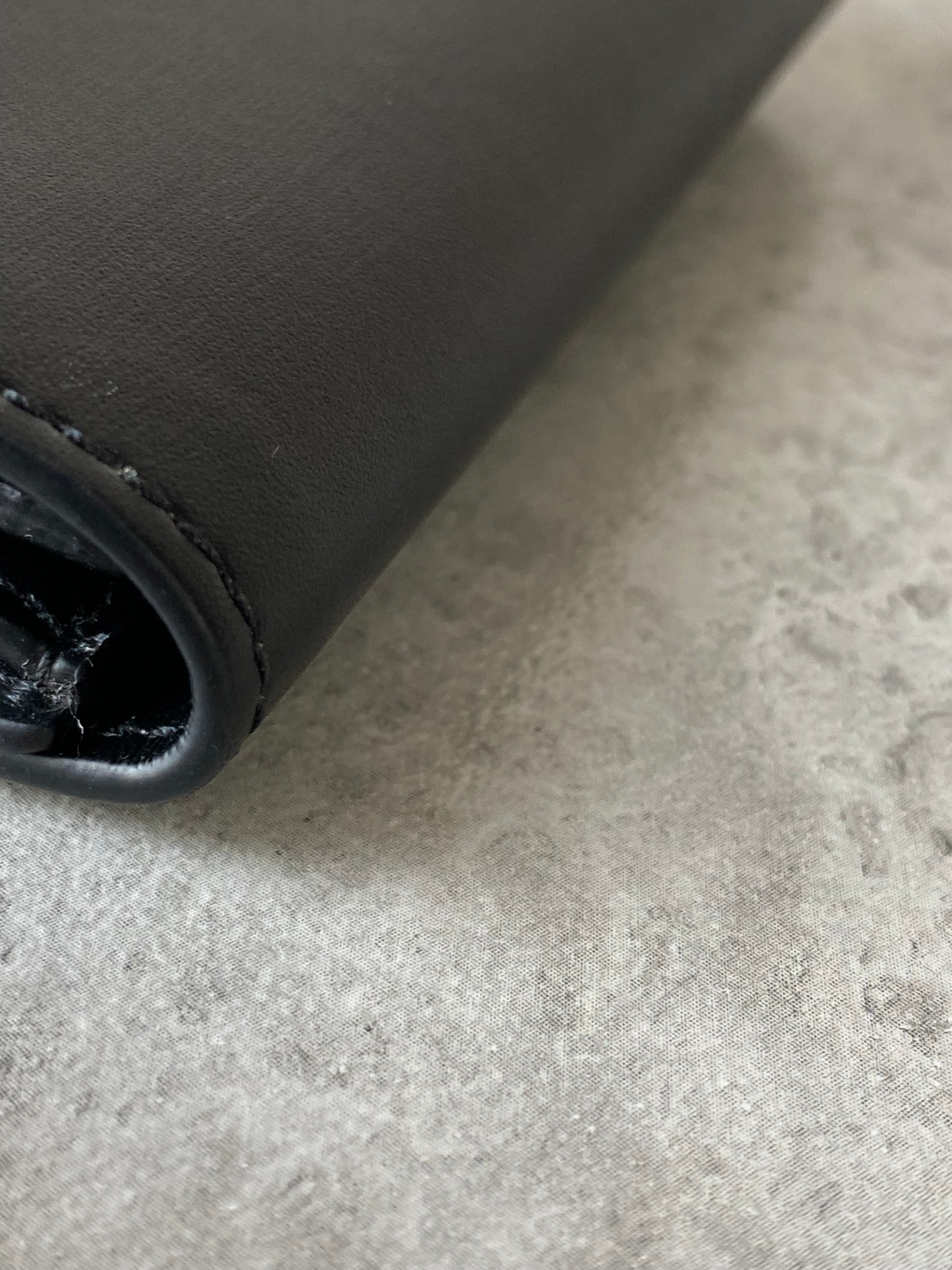 Celine Black Compact Wallet W/ Coin Triomphe-wallet-Celine-The Closet Egypt