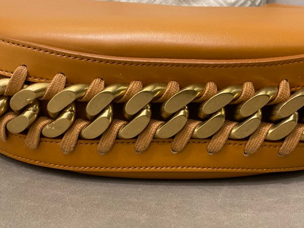 Stella Mccartney Caramel Frayme Crystal Chain Medium Bag-handbag-Stella Mccartney-The Closet Egypt