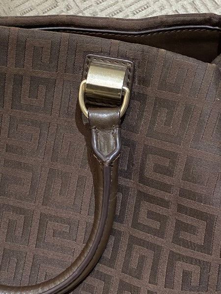 Givenchy Dark Brown Logo Tote Bag-handbag-Givenchy-The Closet Egypt