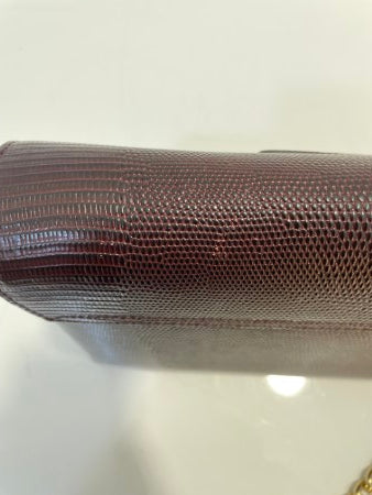 Dolce & Gabbana Burgundy Crystal Logo Crossbody Bag-handbag-Dolce & Gabbana-The Closet Egypt