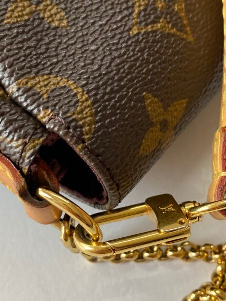 Louis Vuitton Monogram Favorite MM Bag W/ Chain-handbag-Louis Vuitton-The Closet Egypt
