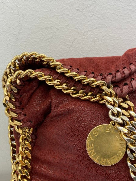 Stella Mccartney Dark Red Falabella Medium Bag-handbag-Stella Mccartney-The Closet Egypt