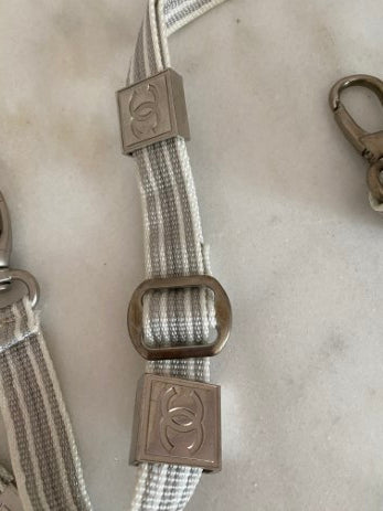 Chanel Bicolor CC Logo Nylon Belt-Belt-Chanel-The Closet Egypt