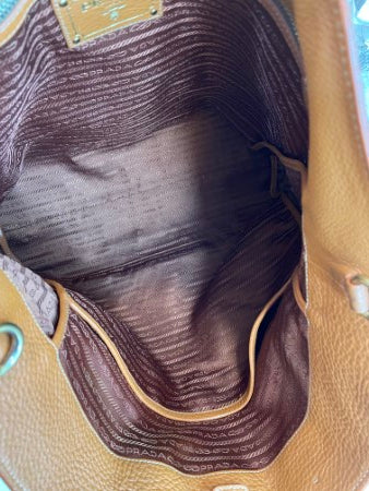 Prada Orange Vitello Daino Tote Large Bag-handbag-Prada-The Closet Egypt