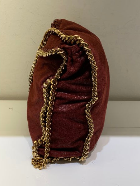 Stella Mccartney Dark Red Falabella Medium Bag-handbag-Stella Mccartney-The Closet Egypt