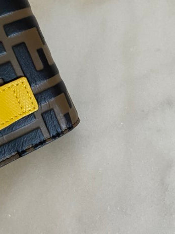 Fendi Bicolor FF Belt Bag W/ Chain-Belt Bag-Fendi-The Closet Egypt