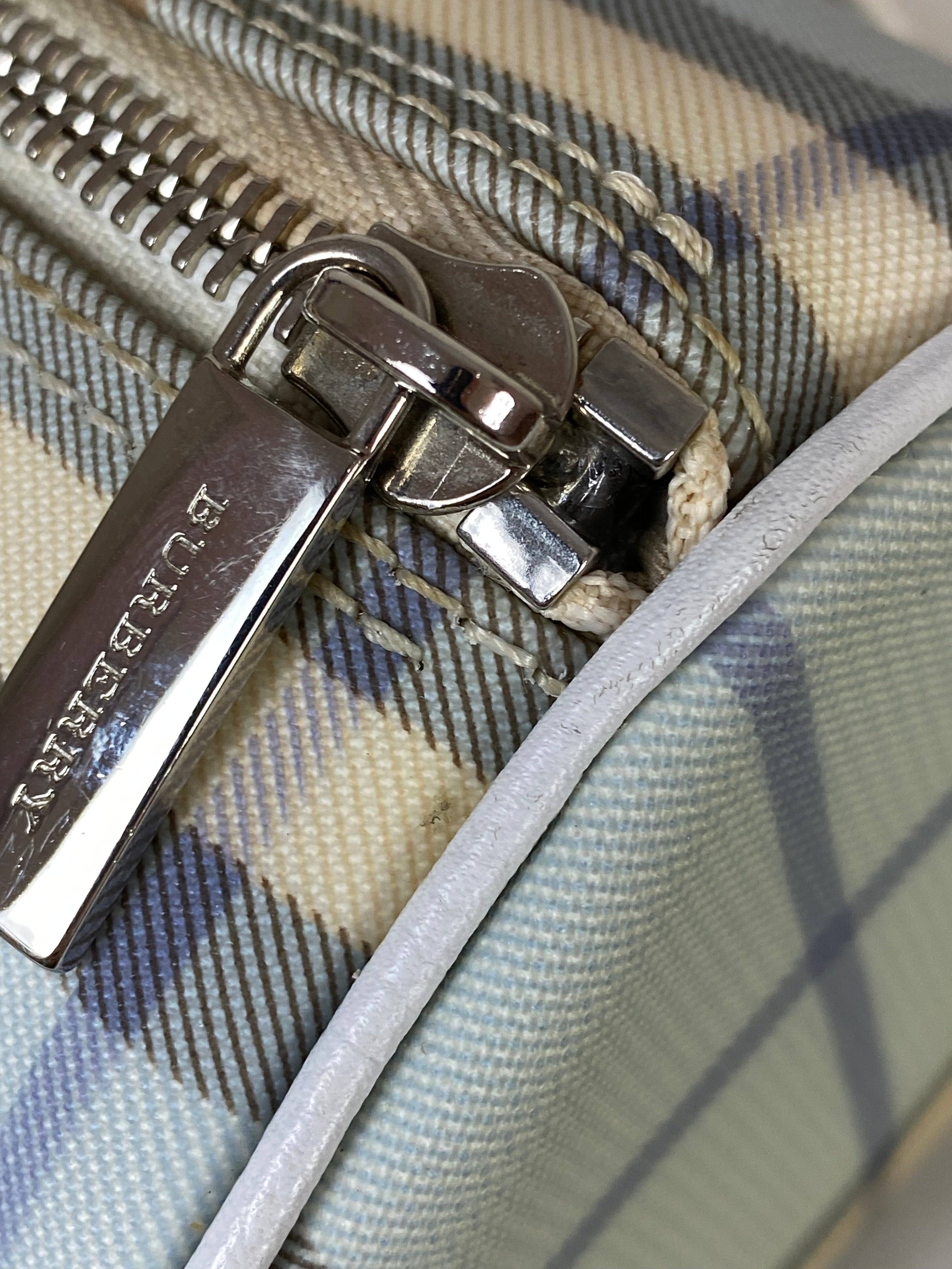Burberry Bicolor Nova Check Papillon Lola Barrel Bag-handbag-Burberry-The Closet Egypt