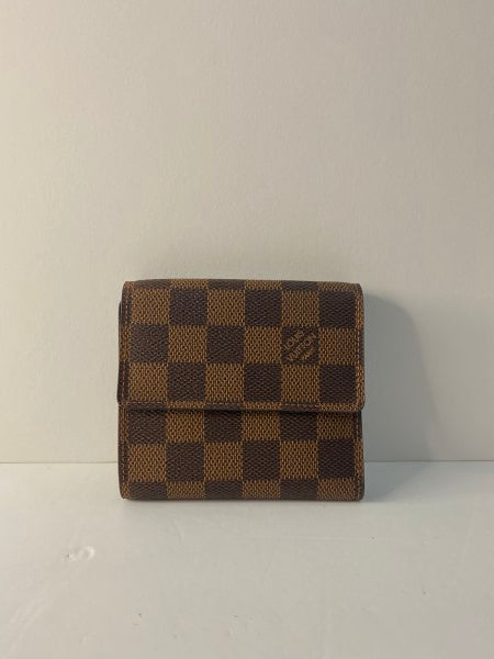 Louis Vuitton Ebene Small Wallet W/ PM Initials-wallet-Louis Vuitton-The Closet Egypt