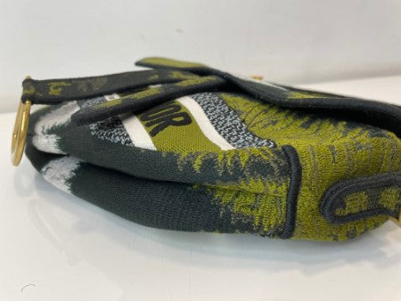 Christian Dior Green Saddle Medium Shoulder Bag-handbag-Christian Dior-The Closet Egypt