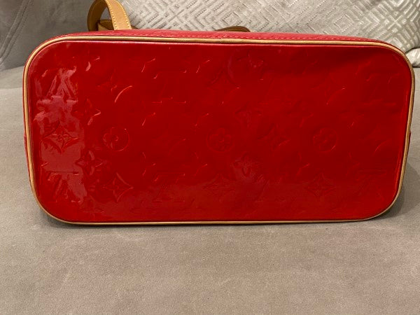 Louis Vuitton Red Houston Vernis Shoulder Bag-handbag-Louis Vuitton-The Closet Egypt