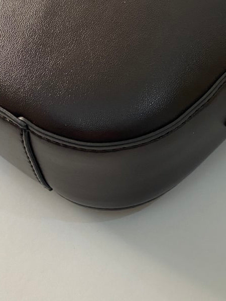 Stella Mccartney Dark Brown Mini Logo Camera Crossbody Bag-handbag-Stella Mccartney-The Closet Egypt