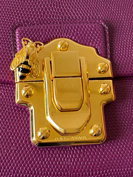 Dolce & Gabbana Purple Lucia Top Handle Bag-handbag-Dolce & Gabbana-The Closet Egypt